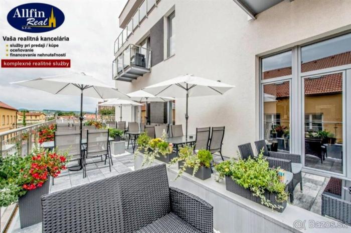 Reality Exkluzívny 2-izb. byt s veĺkou terasou pri pešej zóne v centre Prešova.