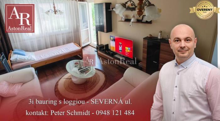 Reality Predaj: SEVERNÁ -  3 izbový bauring 67 m2 s loggiou