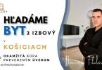 Reality Hľadáme 2 izbový investičný byt v Košiciach