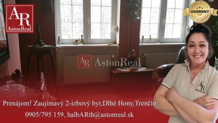 Reality PRENÁJOM! Byt 2 izb. byt, 50m2, terasa, zariadený, Dlhé Hony, Trenčín