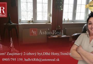 Reality PRENÁJOM! Byt 2 izb. byt, 50m2, terasa, zariadený, Dlhé Hony, Trenčín
