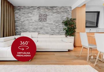 Reality AXIS REAL |  Nádherný 4-izb. byt, 2 x parking, TERASA, ZÁHRADA, Devín
