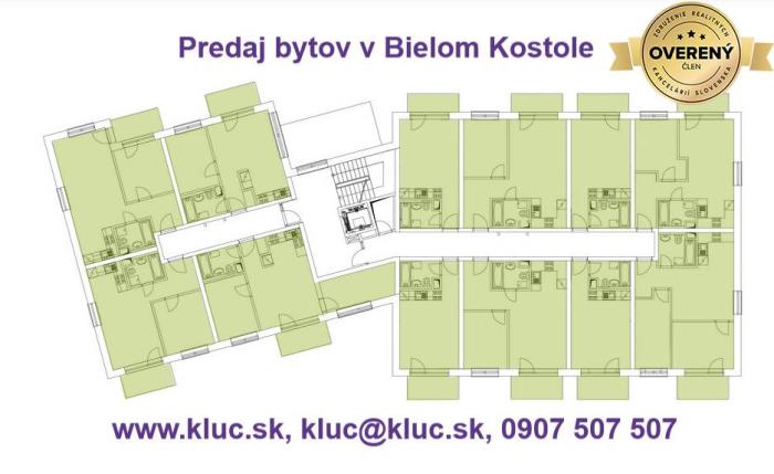 Reality Posledné voľné skolaudované byty v developerskom projekte. B. Kostol