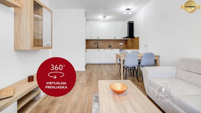 Reality AXIS REAL | 2-izb. úplne nový byt BORY, LODŽIA, PARKING, ul. M. Bučiča