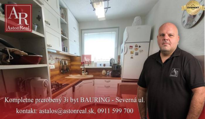 Reality PREDAJ: 3i byt - 71m2 BAURING s lodžiou - SEVERNÁ ulica