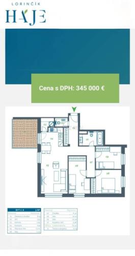 Reality 4i byt Lorinčík Háje (90m²) s terasou - holobyt Košice