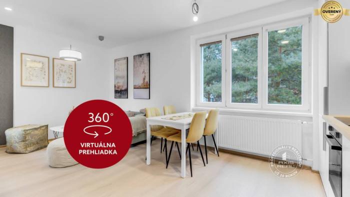 Reality AXIS REAL | 3-izbový byt REKONŠTRUKCII, BA III. Rača, Račianska ul.