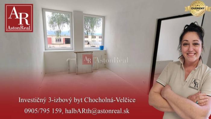 Reality Byt 3+kk, 58,74m2, vyvýšené prízemie, parkovacie miesto, Chocholná