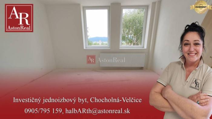 Reality Byt 1+1, 29,13m2, 1. poshodie, parkovacie miesto, Chocholná