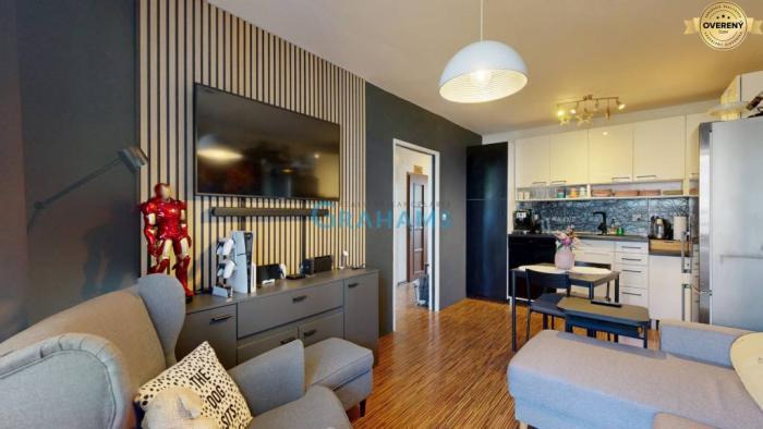 Reality 3D, predaj 3 izb. byt, balkón, loggia, klíma, Agátová ul., Dúbravka