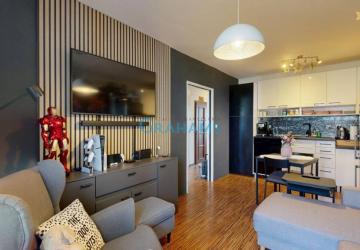 Reality 3D, predaj 3 izb. byt, balkón, loggia, klíma, Agátová ul., Dúbravka