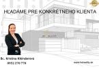 Reality Pre konkrétneho klienta hľadáme 1.izbový byt vo Zvolene