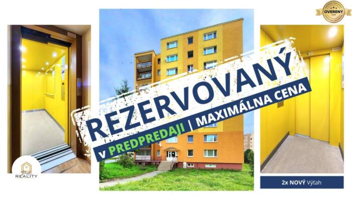 Reality REZERVOVANÉ | 3i byt s Loggiou, Bernolákova, Prešov