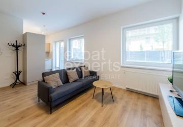 Reality Krásny, dizajnový 2i byt 40m2, predzáhradka 55m2, parking, MALÝ DUNAJ