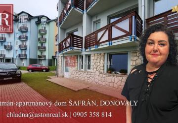 Reality Predaj: 3 izbový apartmán DONOVALY - apart. dom ŠAFRÁN
