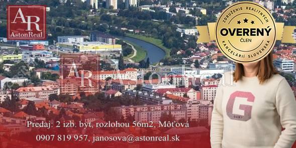 Reality Predaj: 2 izb. byt, rozlohou 56m2, ul. Generála Svobodu Zvolen-Môťová