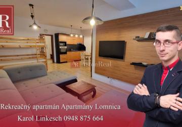 Reality Rekreačný apartmán Vys.Tatry-Veľká Lomnica 57 m2-APARTMÁNY LOMNICA
