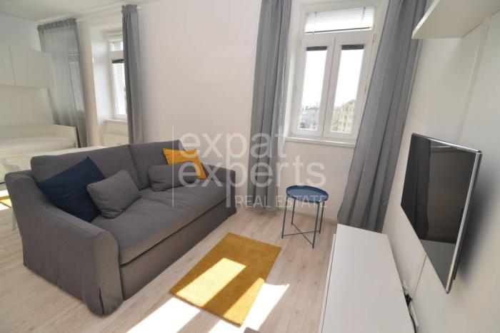 Reality Slnečný, útulný 1i byt 28m2, s klimatizáciou, pivnica,výborná lokalita