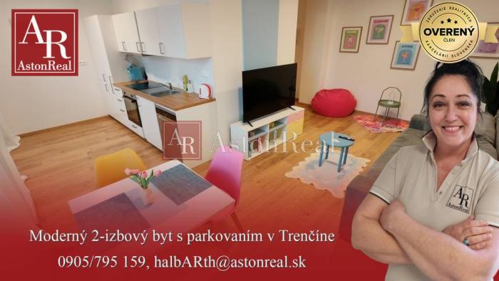 Reality Moderný 2-izb. byt v novostavbe, 62m2, 2.p., parkovacie miesto,Trenčín