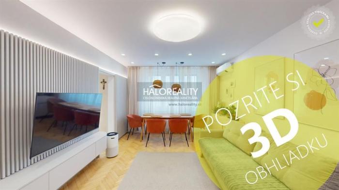 Reality Predaj, trojizbový byt Bratislava Ružinov, Čaklovská - EXKLUZÍVNE HALO REALITY