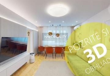 Reality Predaj, trojizbový byt Bratislava Ružinov, Čaklovská - EXKLUZÍVNE HALO REALITY