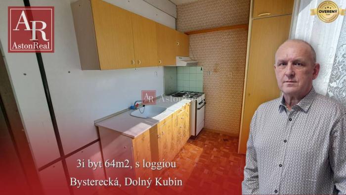 Reality PREDANÉ: 3i byt s loggiou, 64m2, Dolný Kubín - Veľký Bysterec