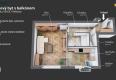 Reality Väčší 1-izbový byt s balkónom - začatá rekonštrukcia