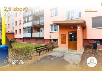 Reality PREDAJ | 2,5 izbový byt, 64 m², Justičná 10, Prešov