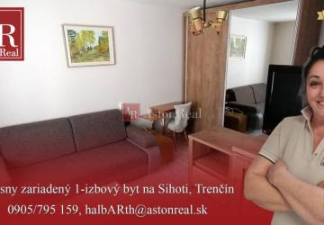 Reality IBA U NÁS! Vkusný 1+1, 34m2, rekonštr., zariadený, Hurbanova, Trenčín