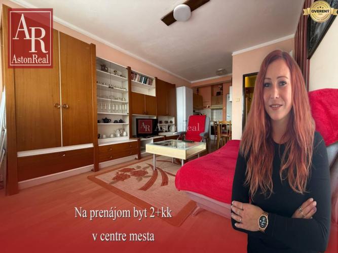 Reality Na prenájom útulný byt 2+kk s balkónom v centre mesta- Moravská