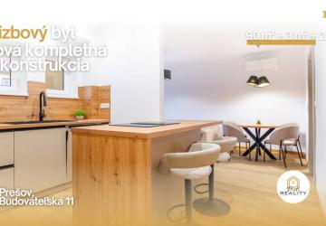 Reality PREDAJ | 3i tehlový BYT, 90 m², centrum PO, balkón , Klimatizácia ...