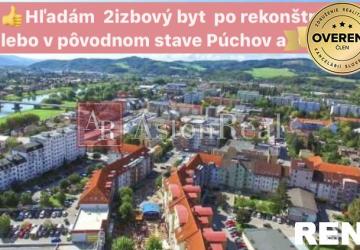 Reality Hľadáme pre nášho klienta 2 izbový byt v Púchove