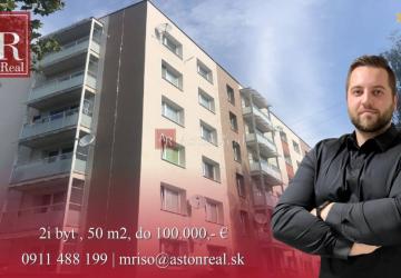 Reality HĽADÁM: 2i byt, 50 m2, do 100.000,- €, P. Bystrica
