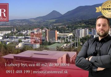 Reality Súrne hľadáme 1-izbový byt, cca 40 m2, do 80.000 €, P. Bystrica