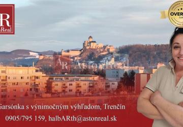 Reality IBA U NÁS! Garsónka s nádherným výhľadom,24m2,balkón, Staničná,Trenčín
