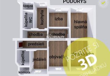 Reality Predaj, päťizbový byt Bratislava Nové Mesto, Šancová - ZNÍŽENÁ CENA