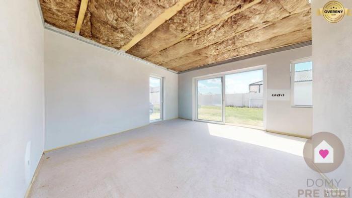 Reality Krásny 4 izbový RD bungalov 92,26 m2 na pozemku 531 m2, Senec