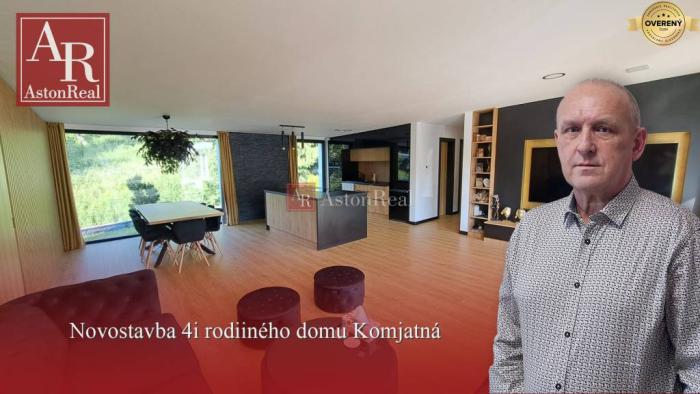 Reality Rezervované: Novostavba rodinného domu Komjatná, pozemok:653m2