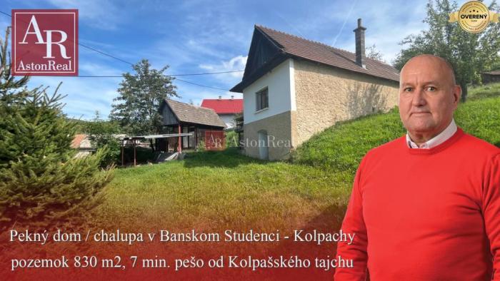 Reality NOVÁ SUPER CENA: dom na pozemku 830 m2, Banský Studenec