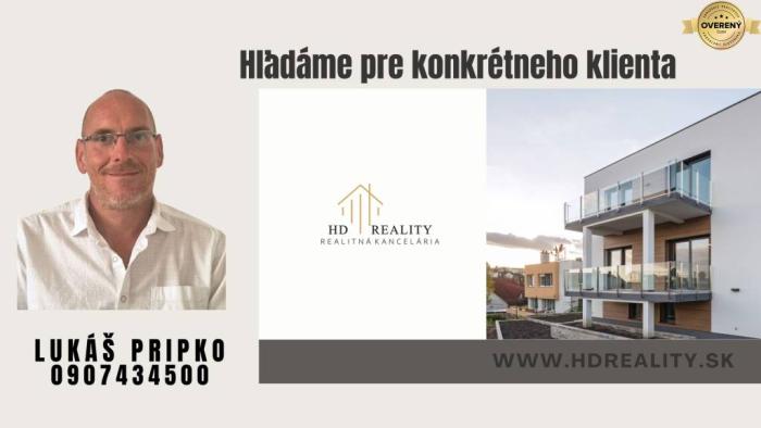 Reality Hľadáme pre klienta Rodinný dom v Dolnom Kubíne časť Kňažia