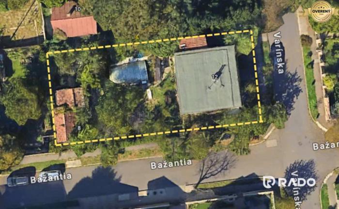 Reality RADO | Exkluzívny stavebný pozemok so stavbou Ružinov Prievoz 760 m²