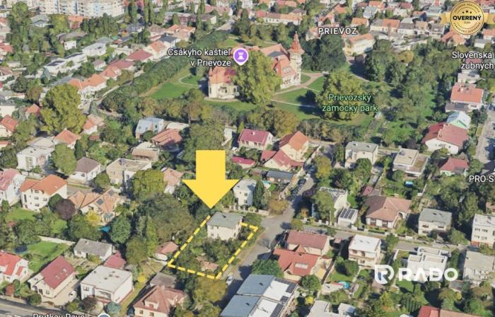 Reality RADO | Exkluzívny stavebný pozemok so stavbou Ružinov Prievoz 760 m²