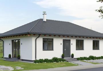 Reality Novostavba moderného, nízkoenergetického rodinného domu - Bungalov 1 v projekte pod Striebornico