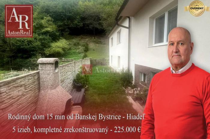 Reality 5 izbový rodinný dom, Hiadeľ, po rekonštrukcii