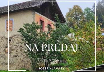 Reality ČREMOŠNÉ-chalupa na pozemku 700m2