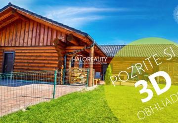 Reality Predaj, zrubový rekreačný dom Liptovský Trnovec, 100 m od Liptovskej Mary - NOVOSTAVBA - EXKLUZ
