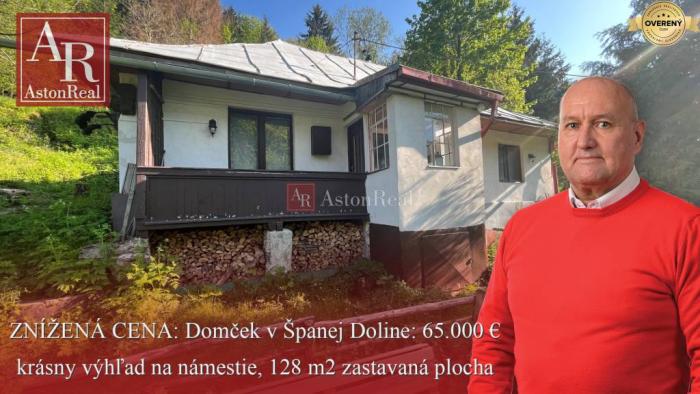 Reality REZERVOVANÉ: RODINNÝ DOM v Španej Doline, blízko B. Bystrice