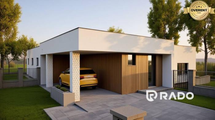Reality RADO | Moderný 4-izbový bungalov | pozemok 600 m² | Chorvátsky Grob