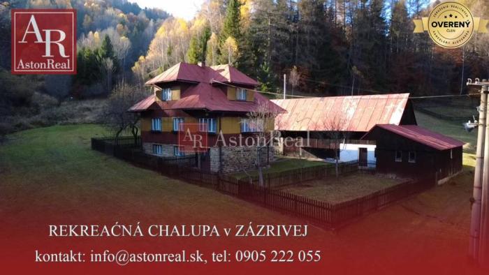 Reality CHALUPA v rekreačnej oblasti TERCHOVÁ - ZÁZRIVÁ