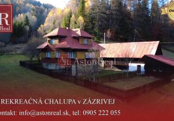 Reality CHALUPA v rekreačnej oblasti TERCHOVÁ - ZÁZRIVÁ